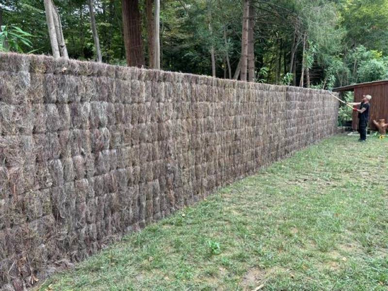 Devis pour enlèvement de haie de jardin et installation clôture en brande naturelle 8cm d'épaisseur à Saint Ma