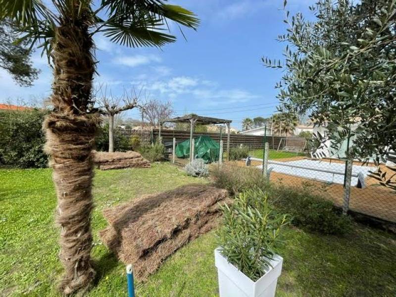 Remplacement de clôture en grillage par des panneaux de brande de bruyère 8cm à Macau en Gironde