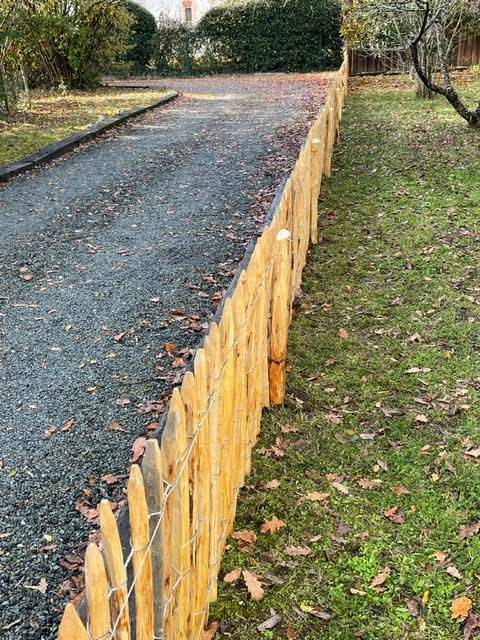 Quel est le tarif d'une clôture Ganivelle en châtaignier en 2021 pose incluse par un paysagiste ? Bassin d'Arcachon en Gironde