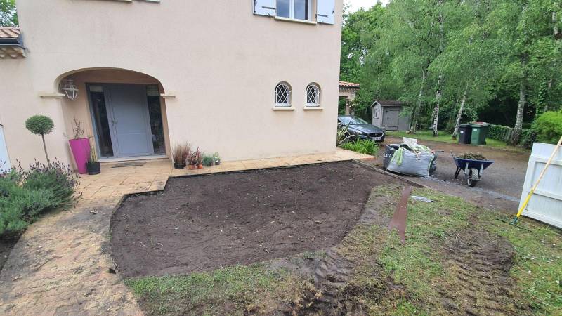 Société d'aménagement paysager spécialisée en création de massif contemporain Pessac près de Macau